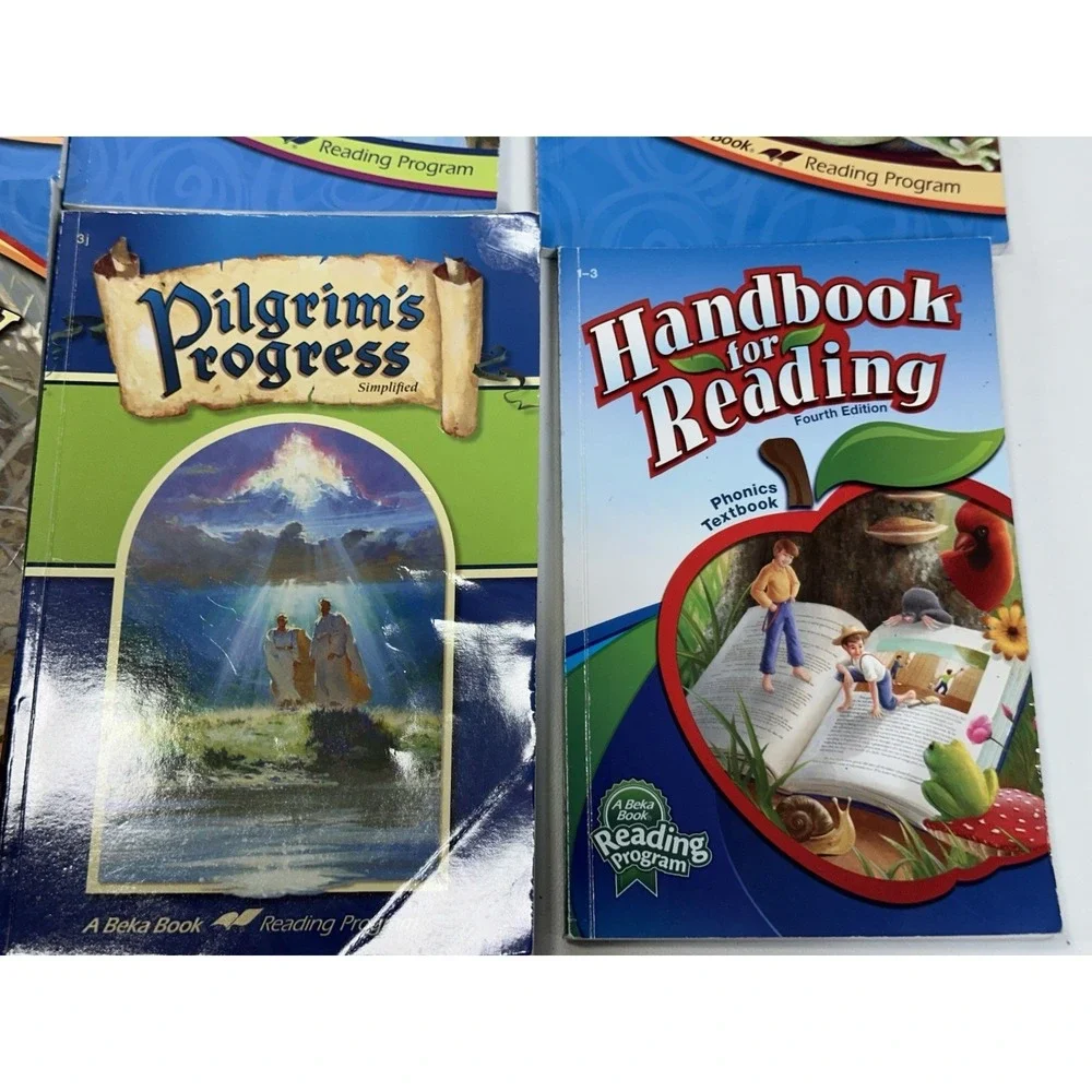 Abeka 3rd‎ Grade Homeschool Language Arts Curriculum Lot With All Readers